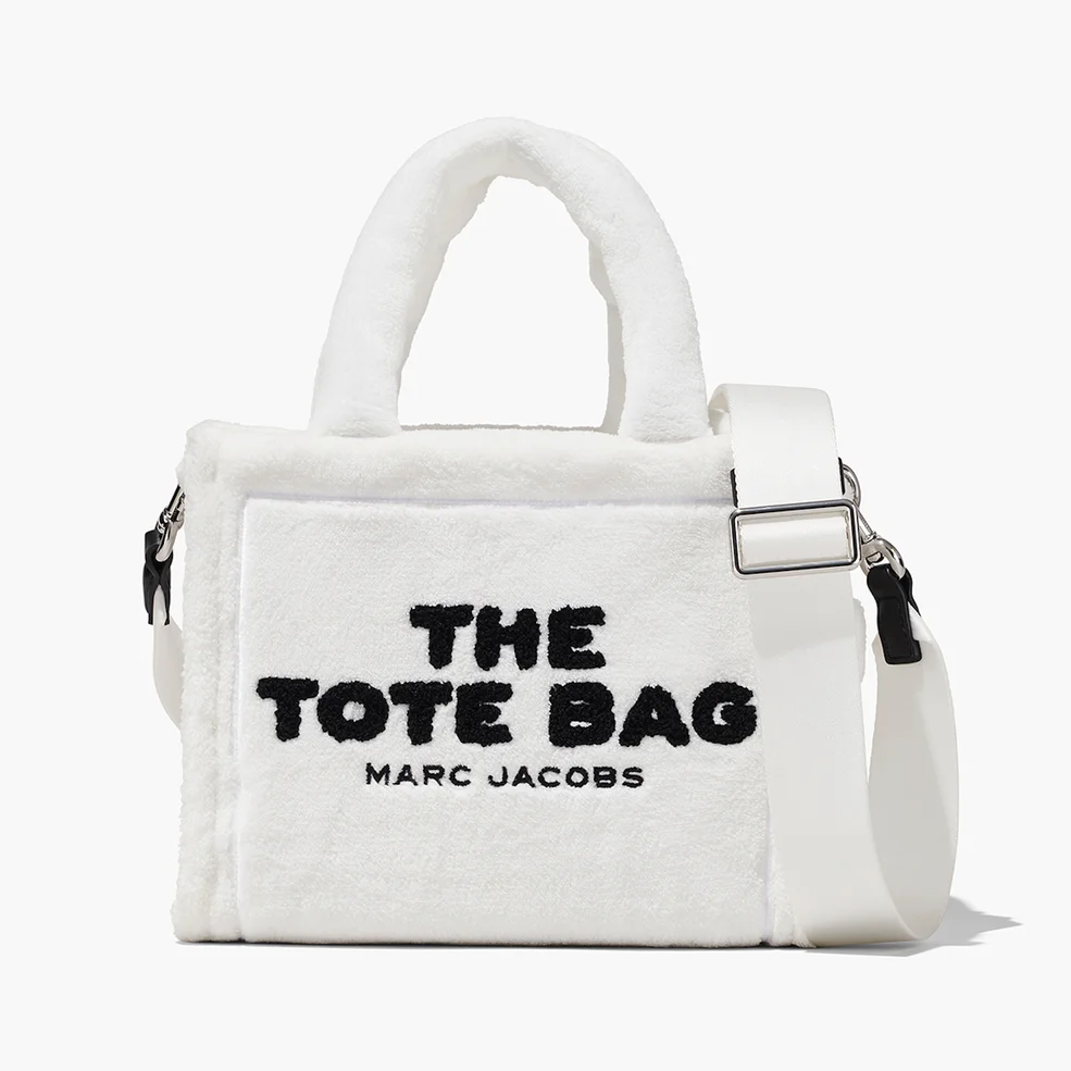 Marc Jacobs Women's The Mini Tote Bag Terry - White Image 1