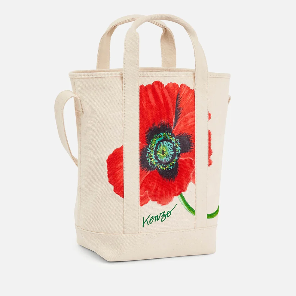 KENZO Flower Cotton-Canvas Tote Bag Image 1