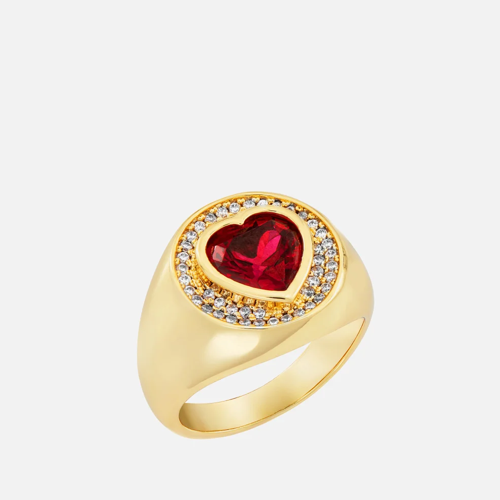 Celeste Starre Women's Queen Of Hearts Ring - Gold Image 1