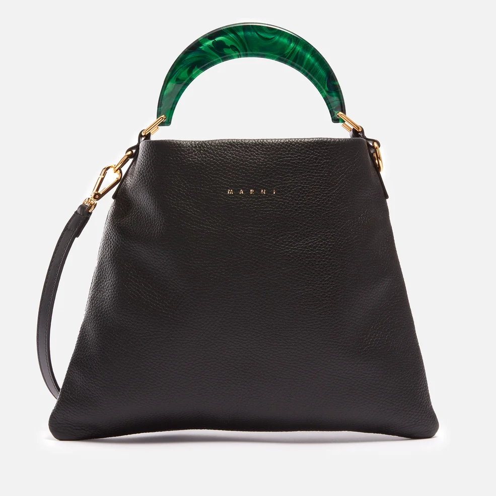 Marni Venice Small Resin and Textured-Leather Tote Bag Image 1