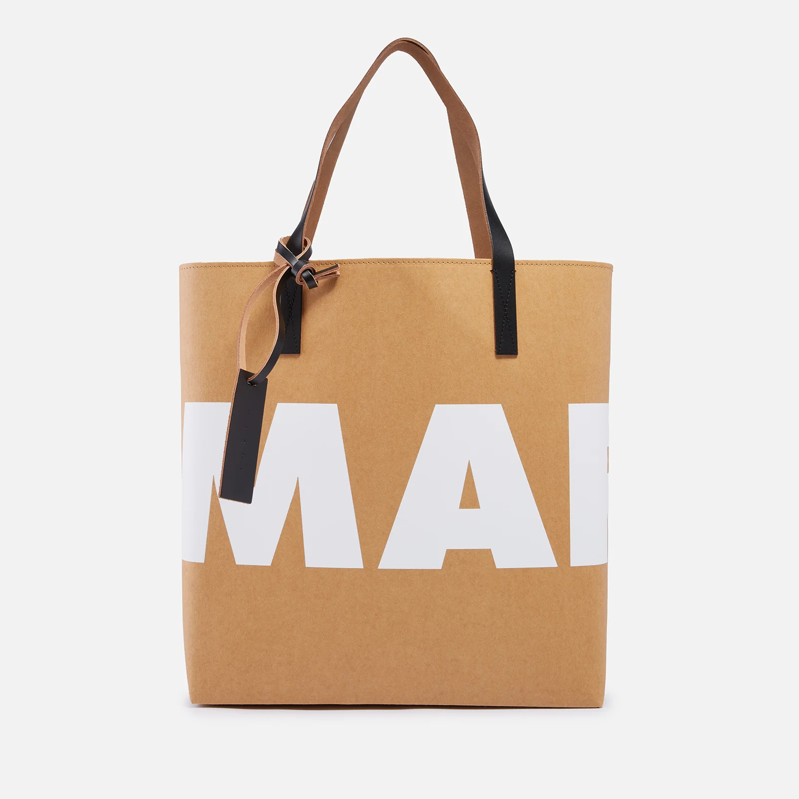 Marni Logo Paper Coated-Canvas Tote Bag Image 1
