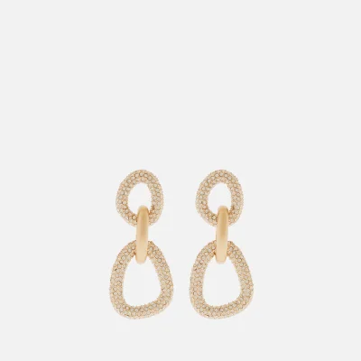 Cult Gaia Reyes Gold-Tone and Crystal Earrings