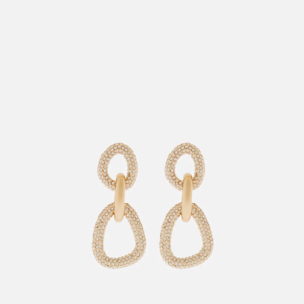 Cult Gaia Reyes Gold-Tone and Crystal Earrings Image 1