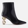 Cult Gaia Zelma Leather Ankle Boots - Image 1