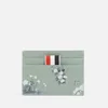Thom Browne Women's Single Card Holder In Floral Print - Med Green - Image 1