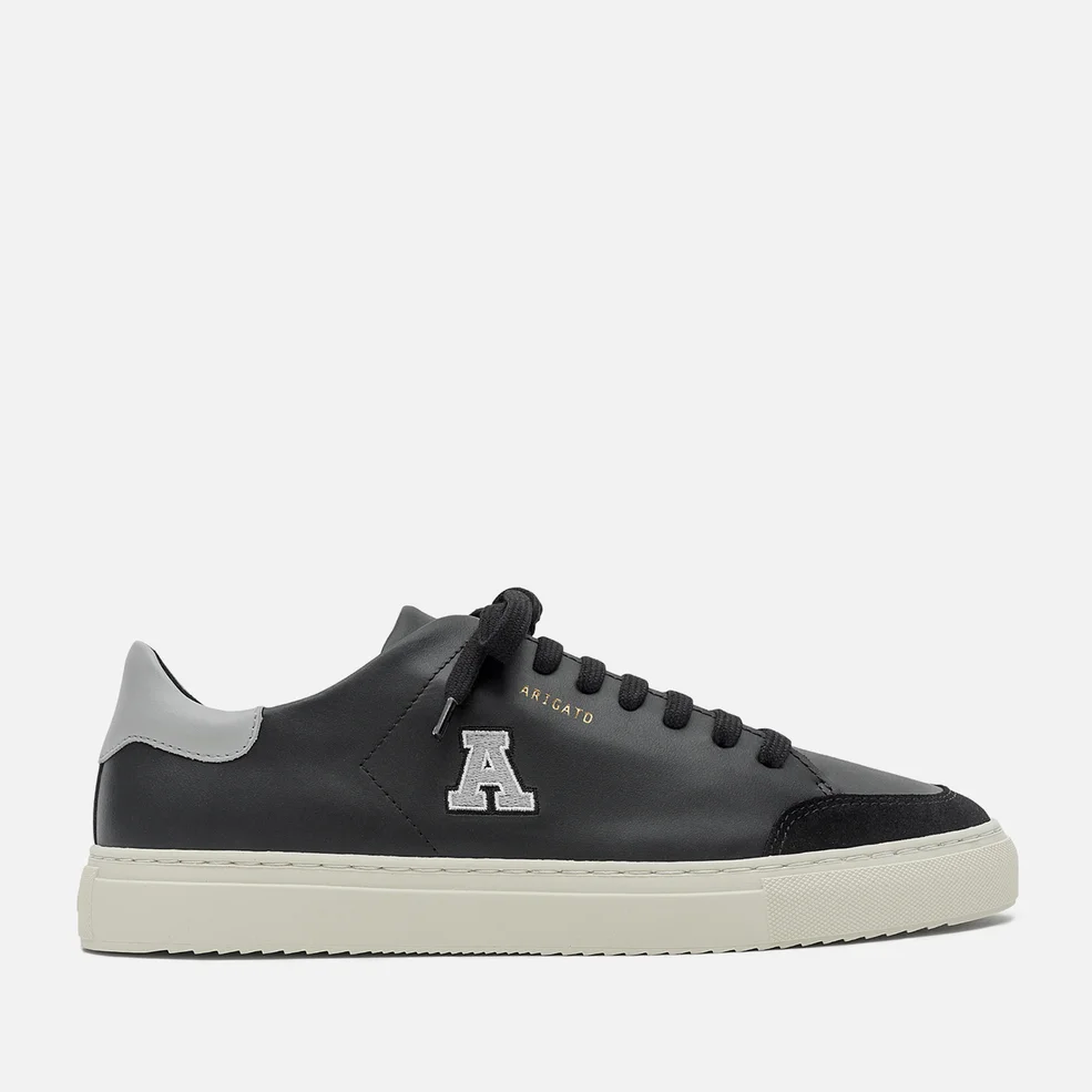 Axel Arigato Clean 90 Suede-Trimmed Leather Trainers Image 1