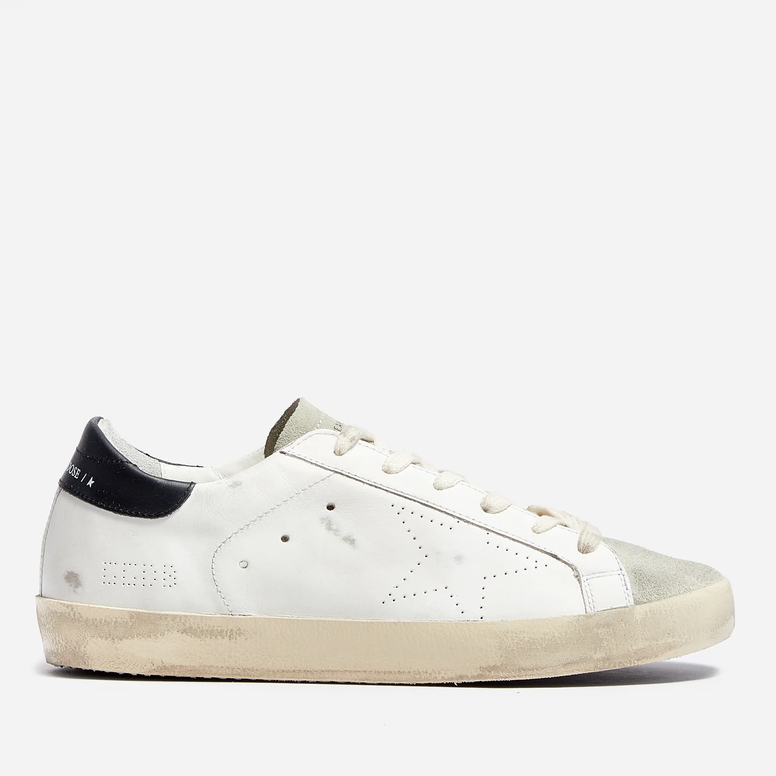 Golden Goose Superstar Leather and Suede Trainers Image 1