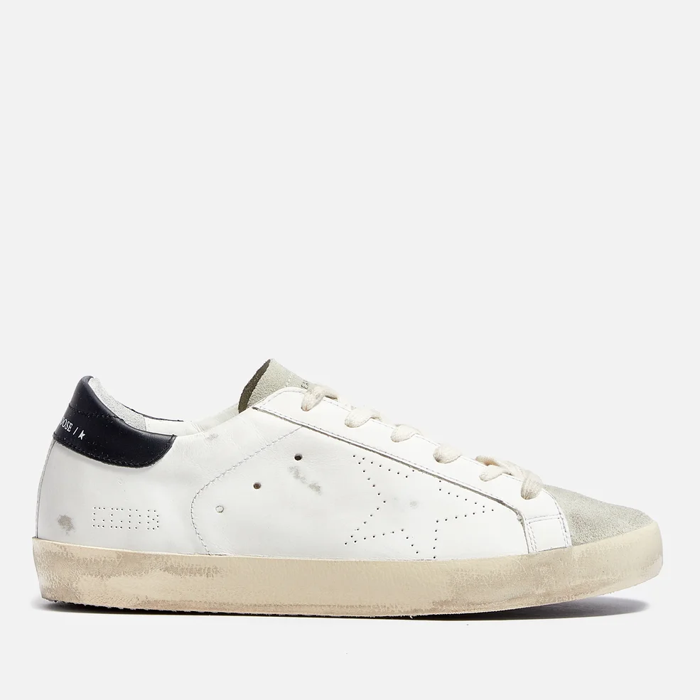 Golden Goose Superstar Leather and Suede Trainers Image 1