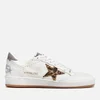 Golden Goose Ball Star Distressed Leather Trainers - UK 3 - Image 1