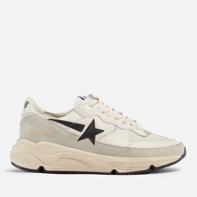 Golden Goose Running Leather, Suede and Mesh Trainers