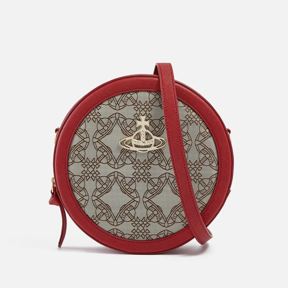 Vivienne Westwood Ruby Vegan Leather and Logo-Jacquard Bag Image 1
