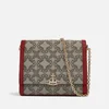 Vivienne Westwood Lucy Medium Jacquard and Faux Leather Bag - Image 1