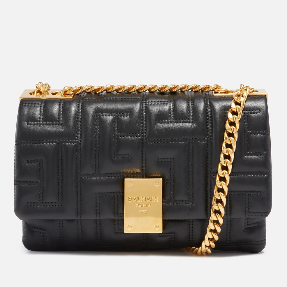 Balmain Women's 1945 Soft Small-Quilted Bag - Black Image 1