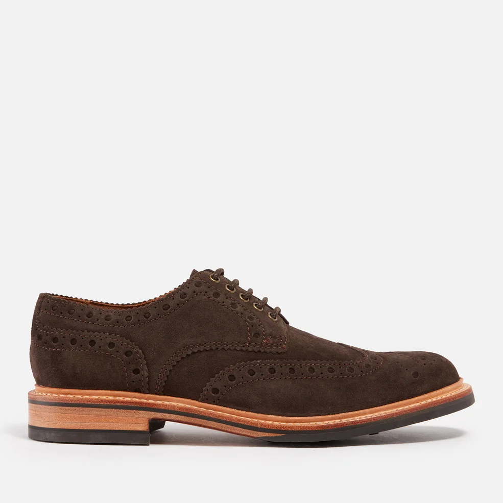 Grenson Archie Suede Brogues Image 1