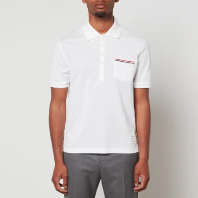 Thom Browne Men's Pocket Polo Shirt - White
