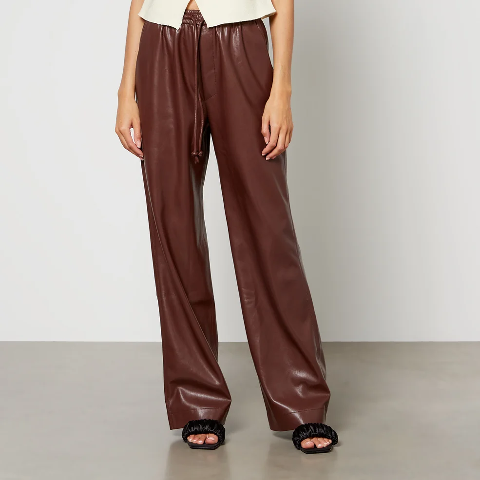 Nanushka Calie Vegan Leather Trousers Image 1
