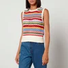 Kitri Women's Marley Blanket Stripe Knit Vest - Multi - Image 1