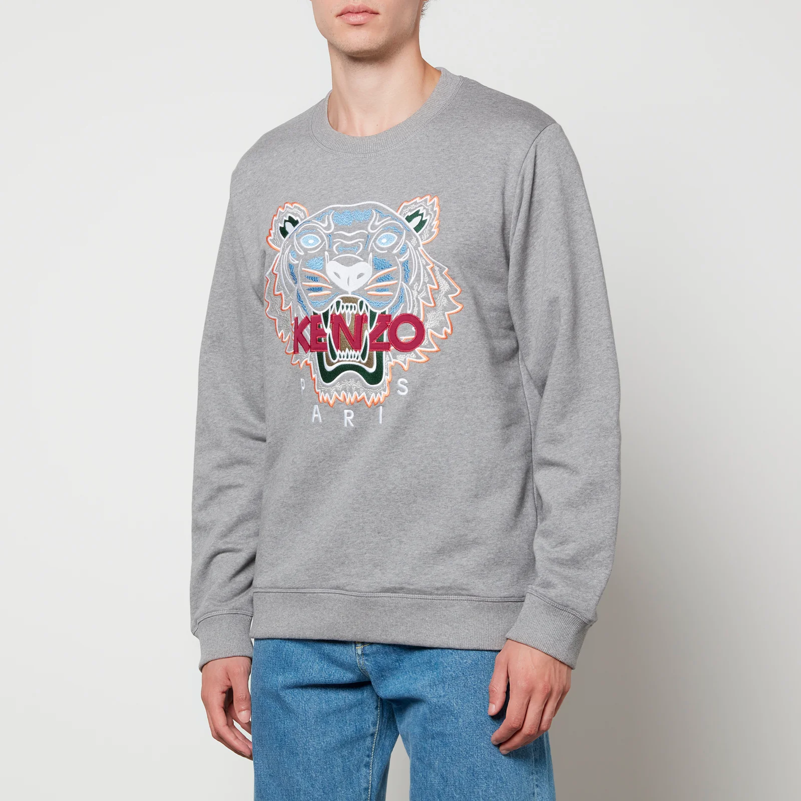 KENZO Tiger Cotton-Jersey Sweatshirt Image 1