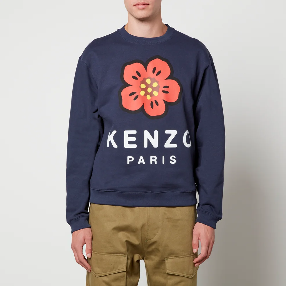 KENZO Boke Flower Cotton-Jersey Sweatshirt Image 1