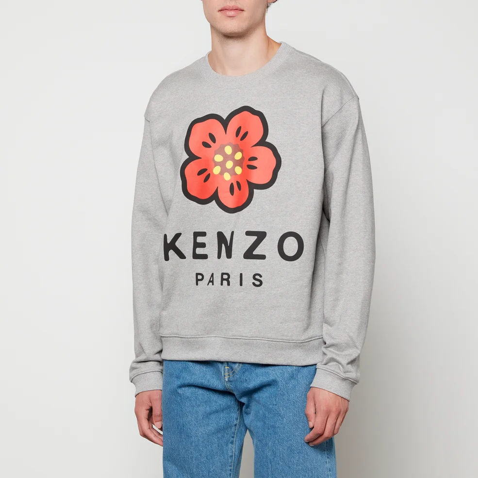 KENZO Boke Flower Cotton-Jersey Sweatshirt Image 1