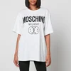 Moschino Women's Oversized Smiley Logo T Shirt - White - Image 1