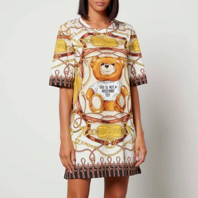 Moschino Women's Teddy Logo T Shirt Dress - Multi