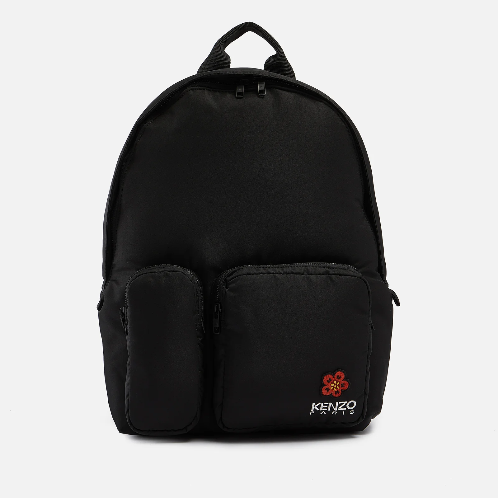 KENZO Logo Embroidered Satin-Twill Backpack Image 1