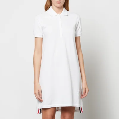 Thom Browne Women's Knee-Length Polo Dress - White