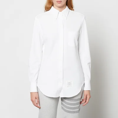 Thom Browne Women's Classic Point Collar Shirt - White