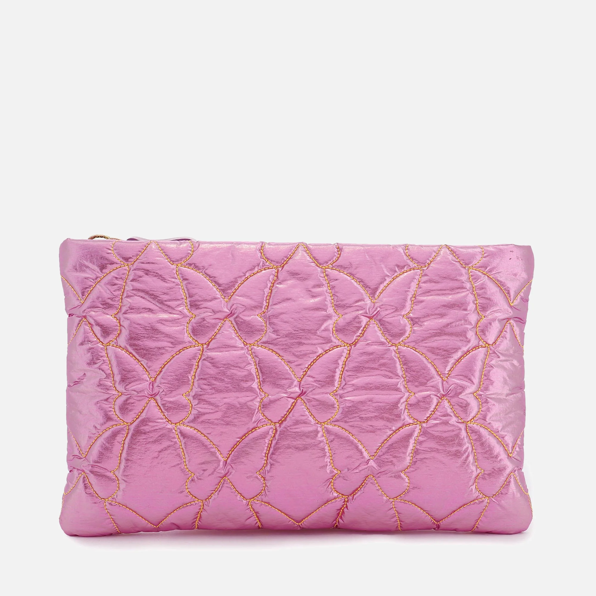 Sophia Webster Gia Butterfly Stitch Textile Clutch Bag Image 1