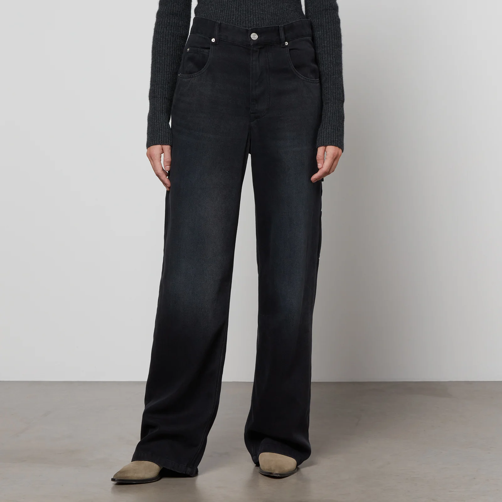 Isabel Marant Paryama Wide-Leg Denim Jeans Image 1