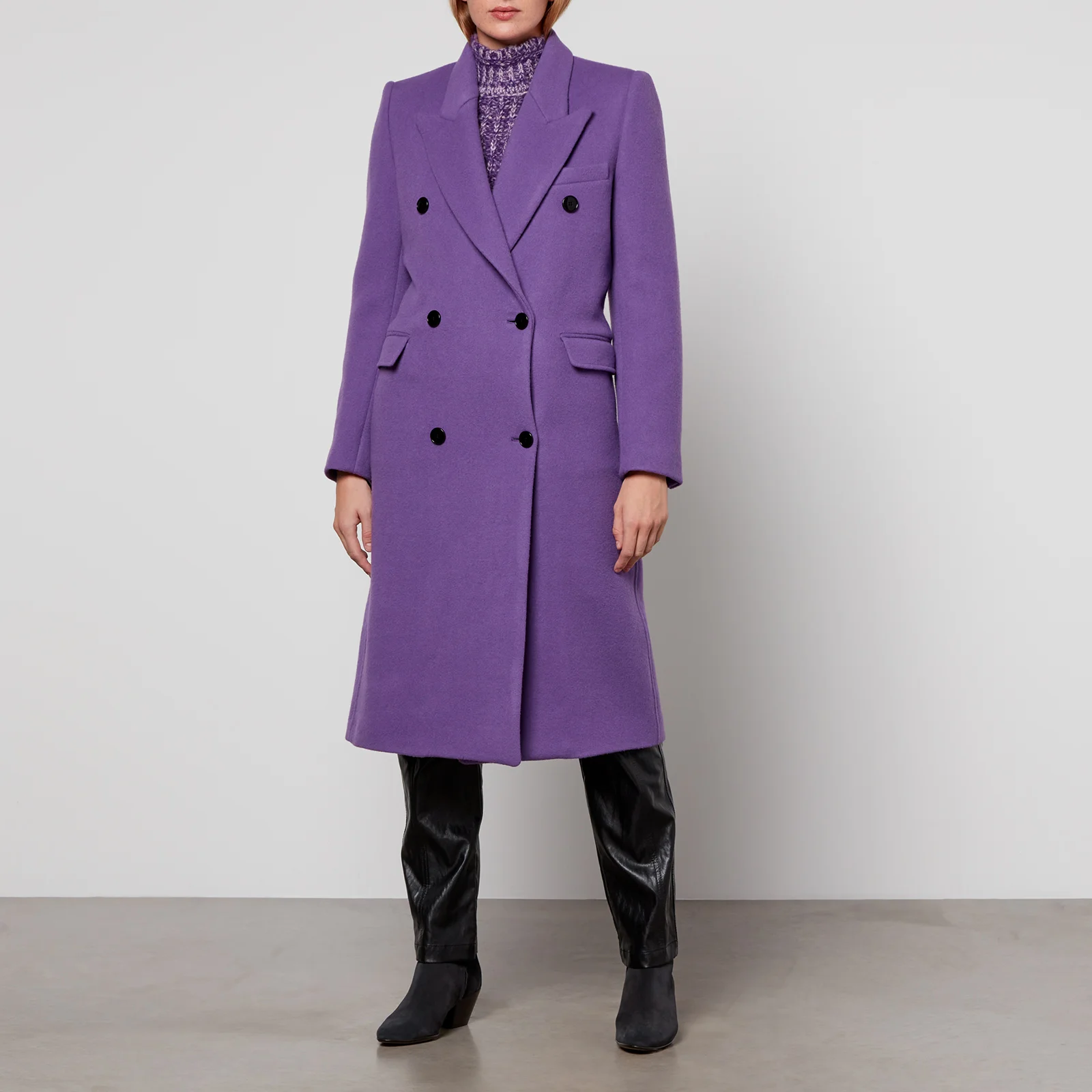 Isabel Marant Enarryli Wool-Blend Double-Breasted Coat Image 1
