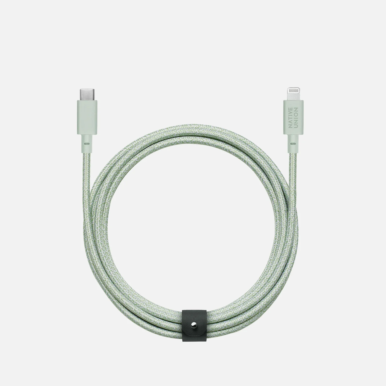 Native Union Charging Belt Cable 3m - USB-C to Lightning - Sage Image 1