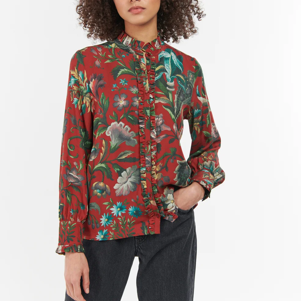 Barbour X House of Hackney Valette Floral-Print Lyocell Shirt Image 1