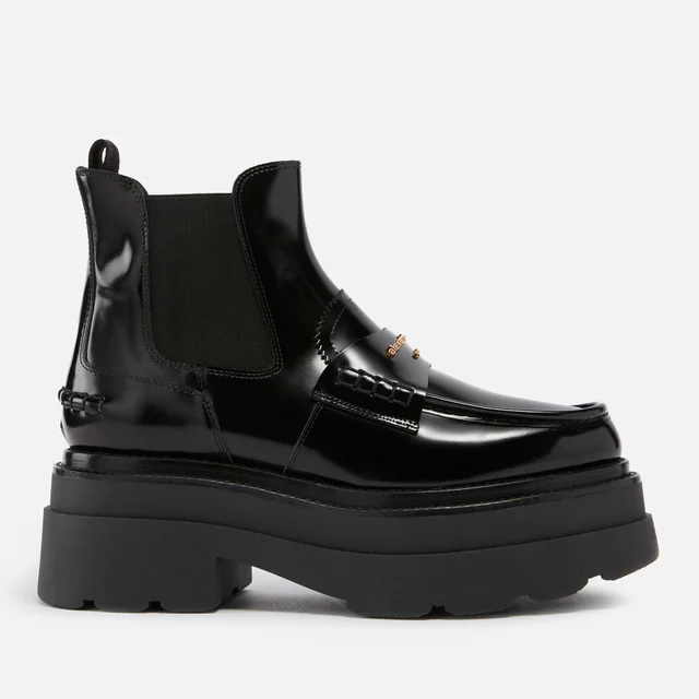 Alexander Wang Women's Carter Leather Platform Chelsea Boots - Black