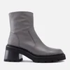 BY FAR Norris Leather Heeled Ankle Boots - UK 3 - Image 1