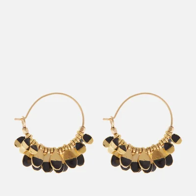 Isabel Marant Gold-Tone and Resin Hoop Earrings
