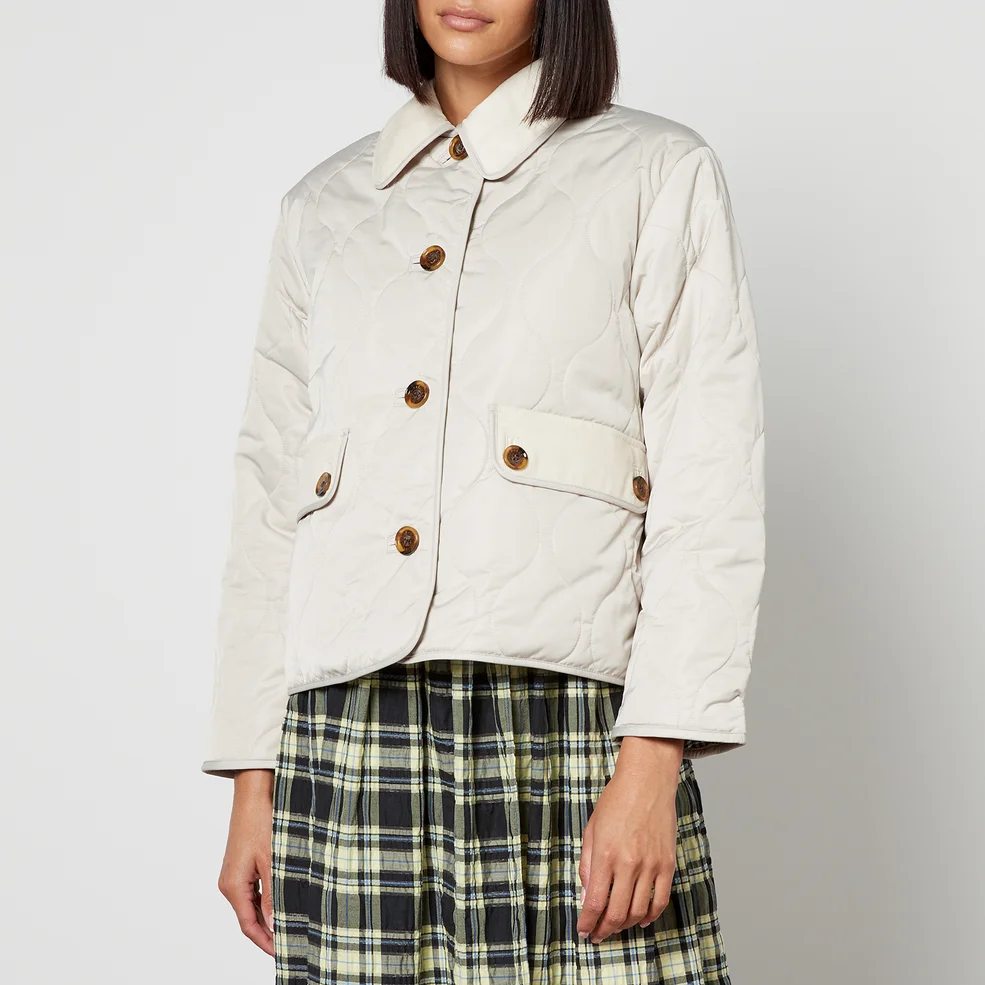 Barbour by ALEXACHUNG Blair Quilted Shell Coat Image 1