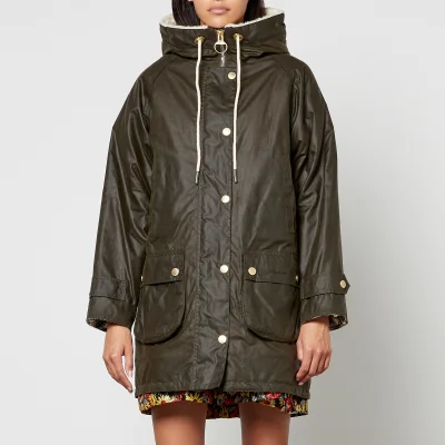 Barbour by ALEXACHUNG Ghillie Waxed Cotton-Twill Coat