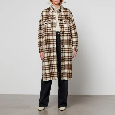 Marant Etoile Fontizi Checked Wool-Blend Jacket - 1/UK 8