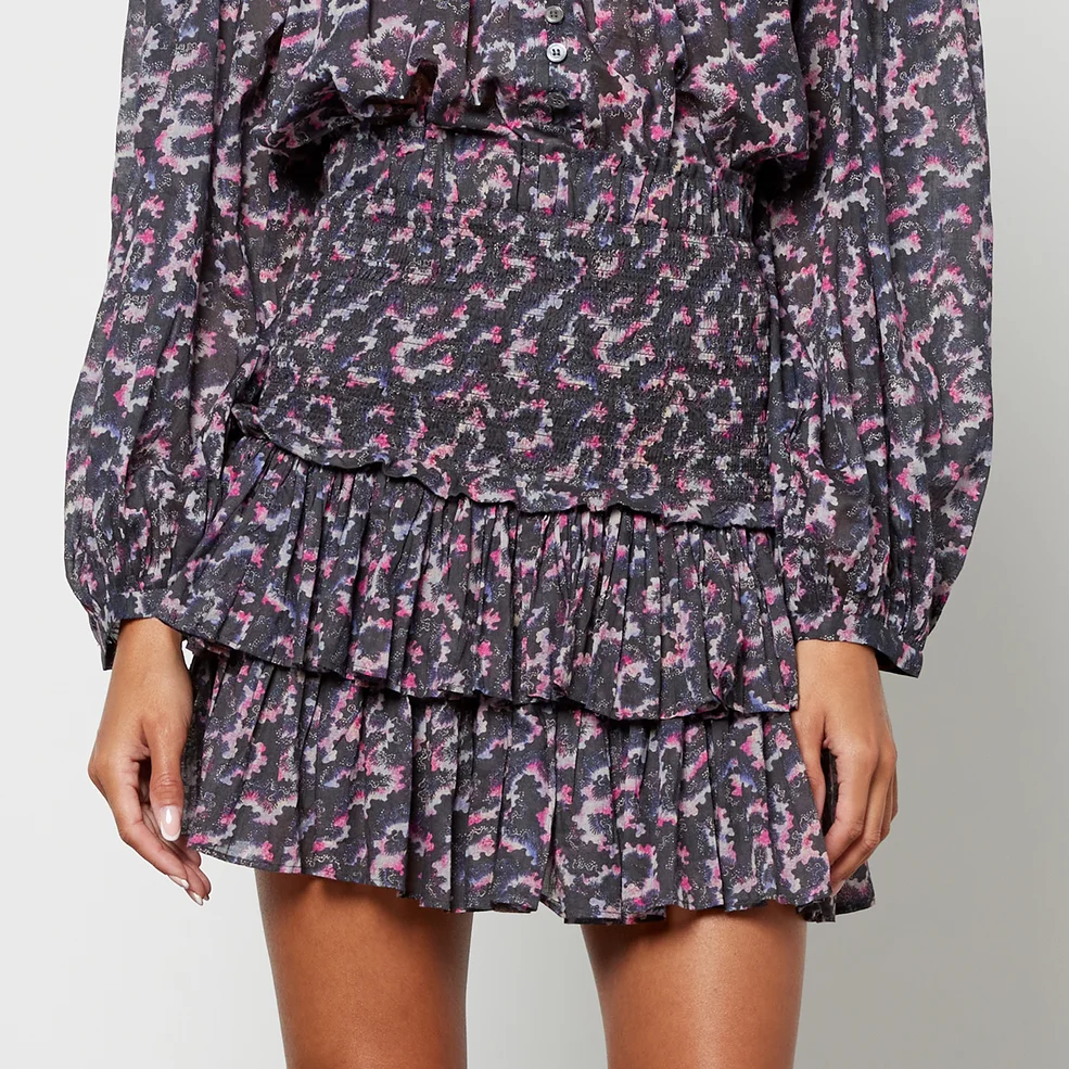 Marant Etoile Naomi Organic Cotton-Gauze Mini Skirt Image 1