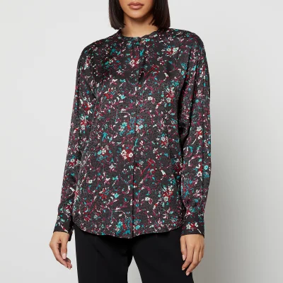 Marant Etoile Catchell Floral-Print Voile Shirt