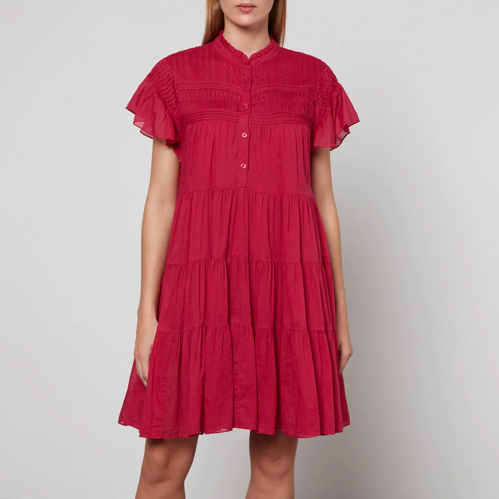 Marant Etoile Lanikaye Cotton-Voile Mini Dress Image 1