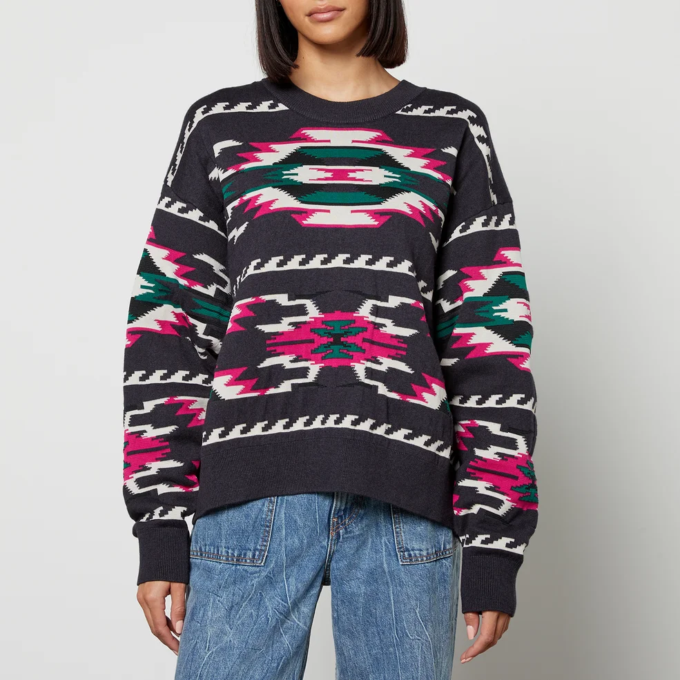 Marant Etoile Milton Jacquard-Knit Sweatshirt Image 1