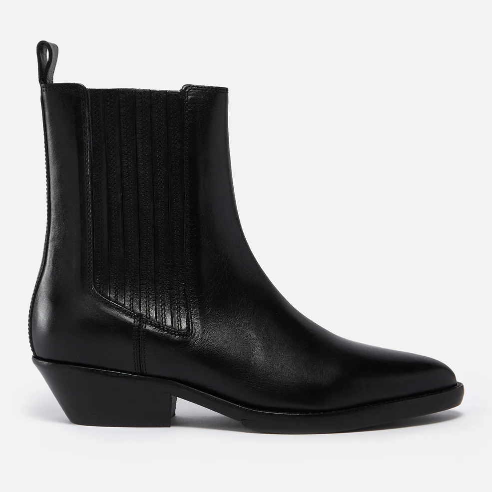 Isabel Marant Delena Leather Ankle Boots Image 1