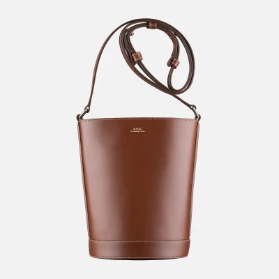 A.P.C. Small Ambre Leather Bucket Bag