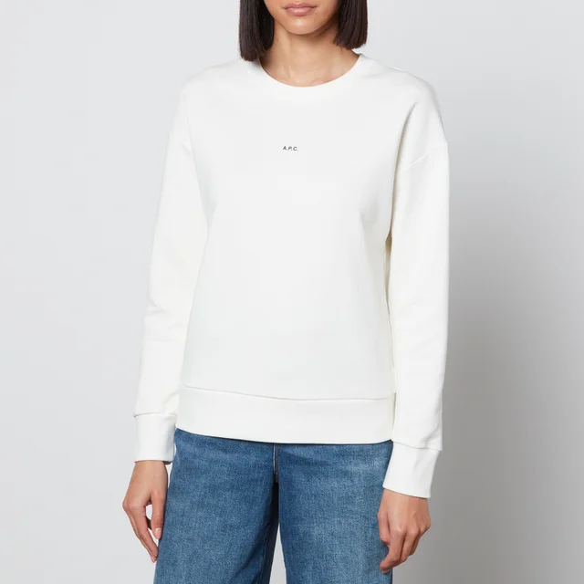 A.P.C. Annie Logo-Detailed Cotton-Jersey Sweatshirt
