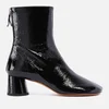 Proenza Schouler Crinkled Patent-Leather Heeled Ankle Boots - Image 1