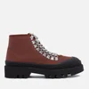 Proenza Schouler City Lugged Canvas Hiking Style Boots - Image 1