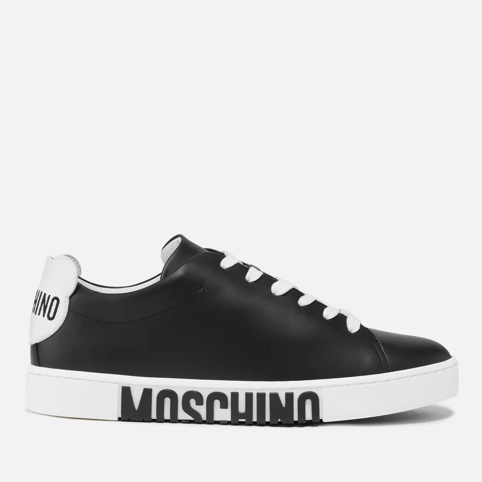 Moschino Women's Logo Sneakers - Black/White Image 1